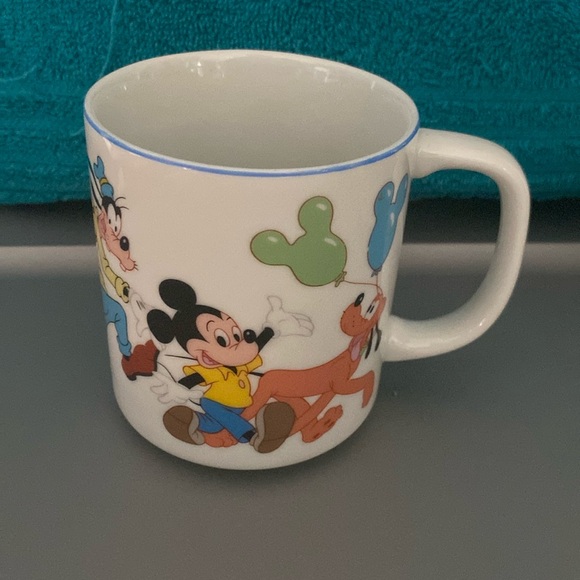 Disney Other - Vintage Disneyland Walt Disney World Mickey Mouse Friends White Coffee Cup Mug